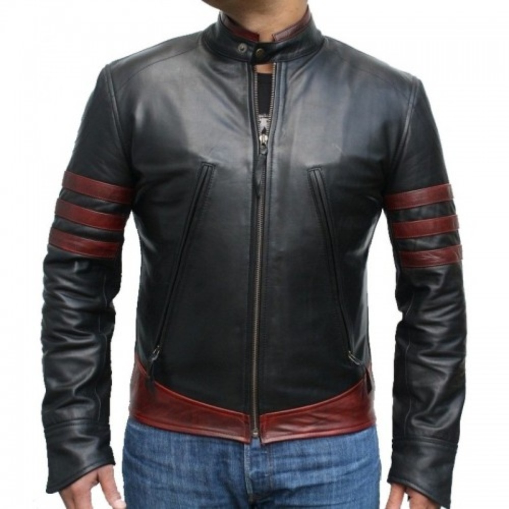 Rider X Men Motorbike Real Leather Jackets
